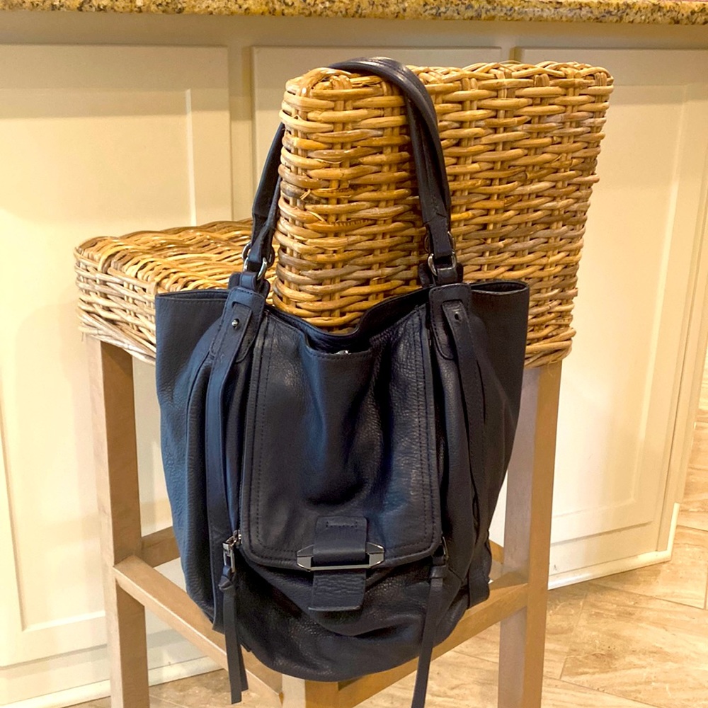 Kooba Dark Blue Hobo Bag